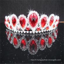 Alibaba Guangzhou en gros en cristal de strass King White Red